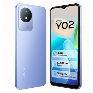 Vivo Y02 (3GB/32GB, Orchid Blue)