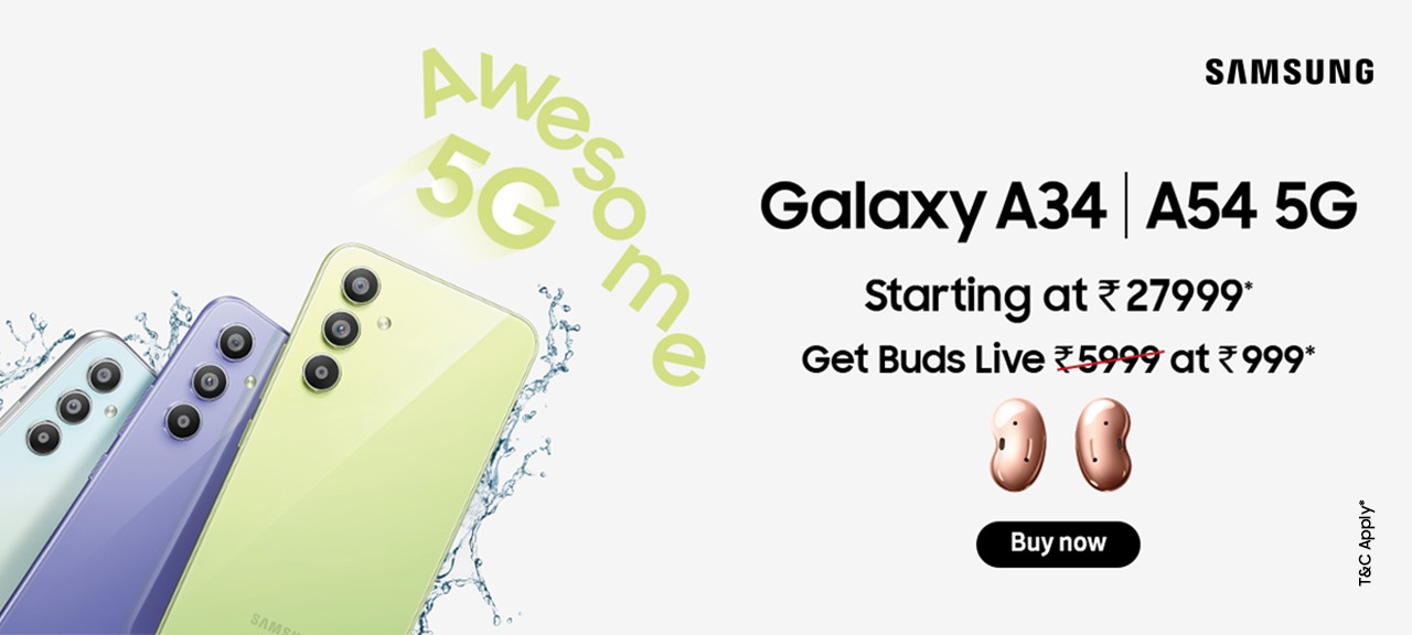 Samsung Galaxy A34 & A54 5G Buy Now
